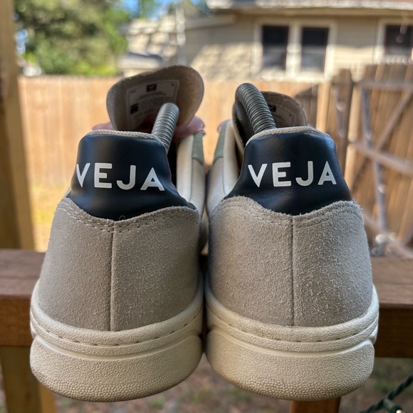 VEJA V10 Suede Sneakers Multi Color Lace Up Casual Shoe Women’s 10 Ribbon Laces - Picture 6 of 13